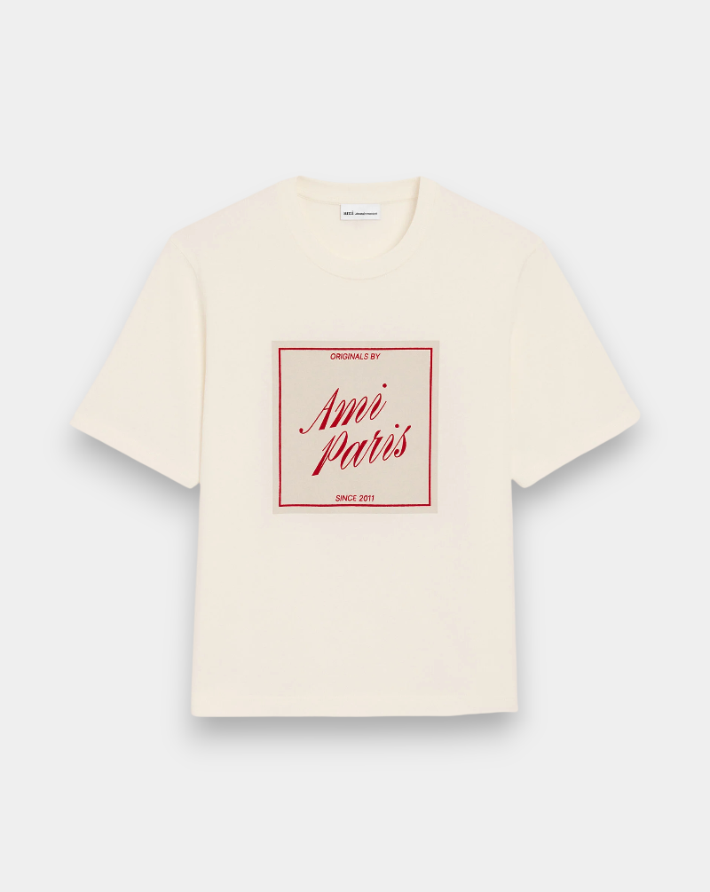 Camiseta Ami Paris Heritage Print T-shirt UTS385726 136 AMI PARIS 