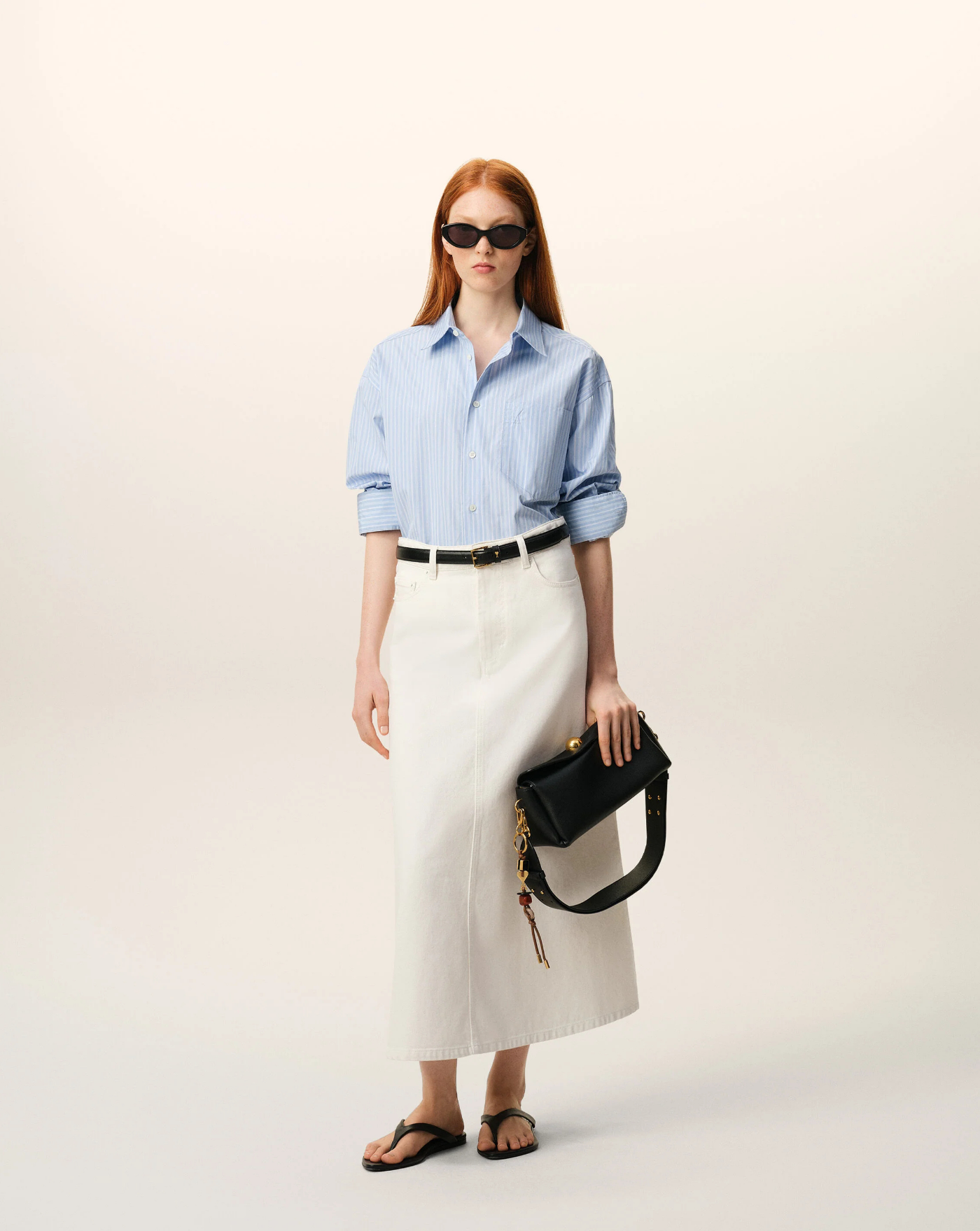 Falda Ami Paris Long Skirt FSK467DE0126 136 AMI PARIS 