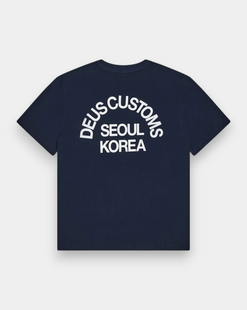 Camiseta Deus Ex Machina Beams Tee DMF251271C NAVY DEUS EX MACHINA 