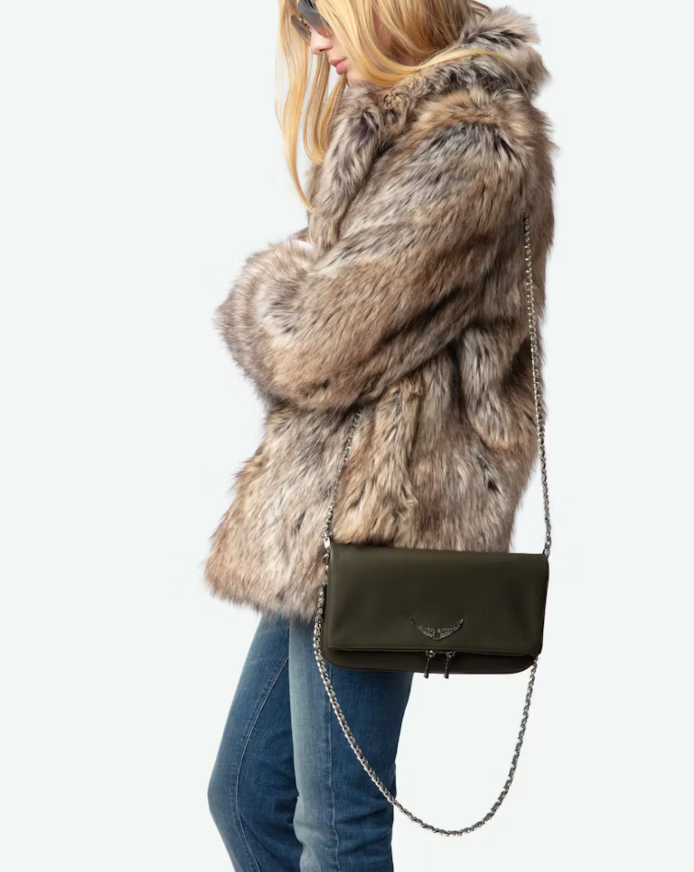 Bolso Zadig & Voltaire Rock Grained Leather LWBA00001 RECORD 323 ZADIG & VOLTAIRE 