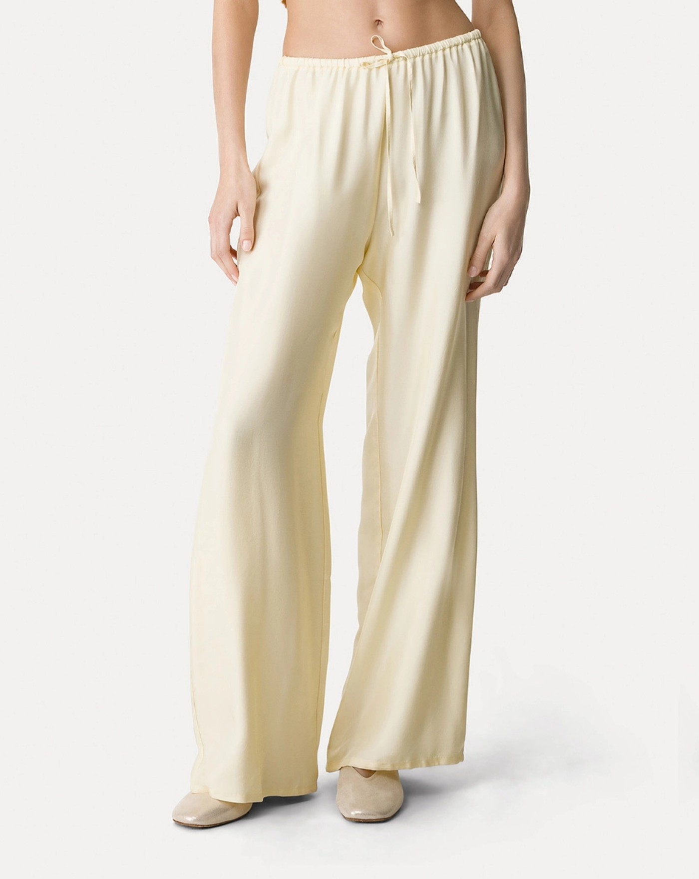 Pantalon Forte Forte Viscose Twill Drawstring Trousers 14854 0010 FORTE FORTE 