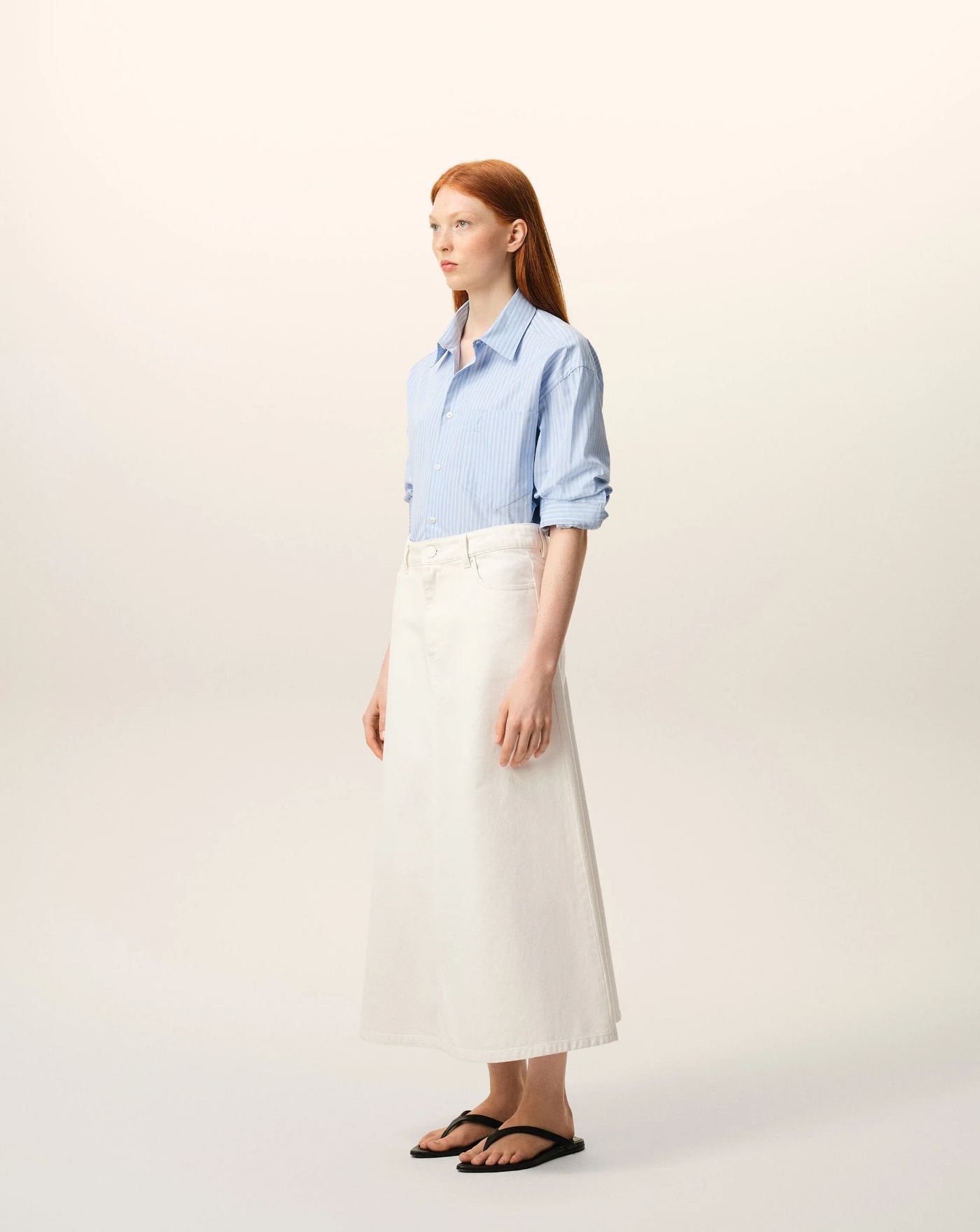 Falda Ami Paris Long Skirt FSK467DE0126 136 AMI PARIS 