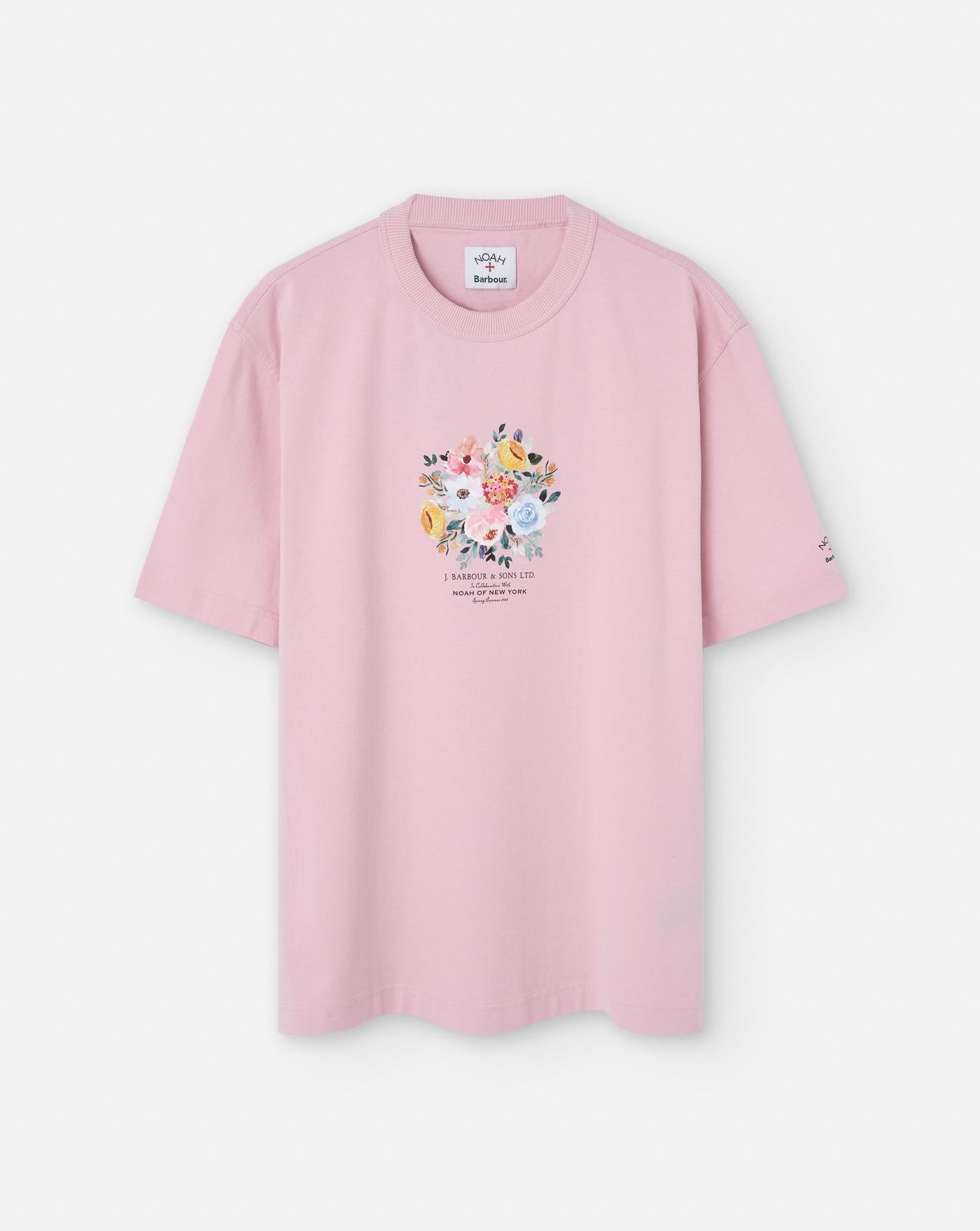 Camiseta Barbour x Noah MTS1447PI12 CHALK PINK BARBOUR 