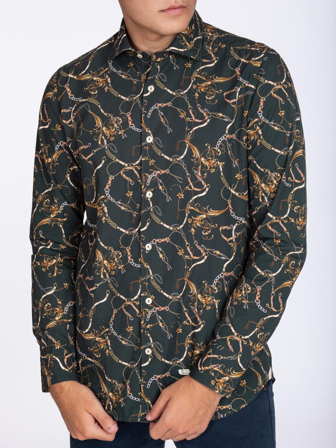 Camisa Tintoria Mattei Estampado 1RCWNJWFU1 60 TINTORIA MATTEI 