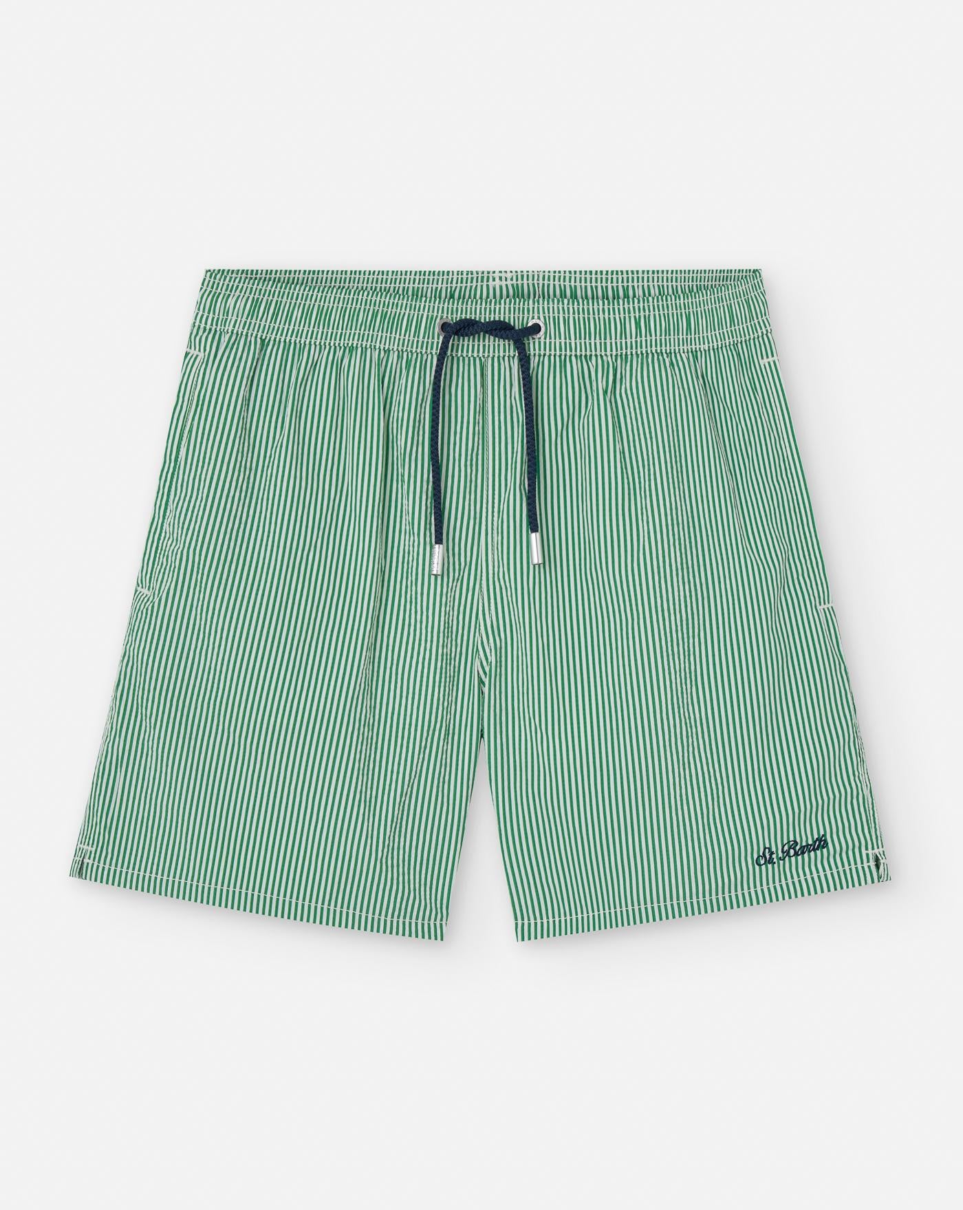 Bañador Mc2 Saint Barth Seersucker PATM001 01651H SEERSUCKER STRIPES 57 MC2 SAINT BARTH 