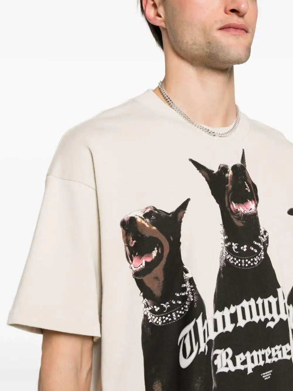 Camiseta Represent Troroughbred MLM49902 VINTAGE WHITE REPRESENT 