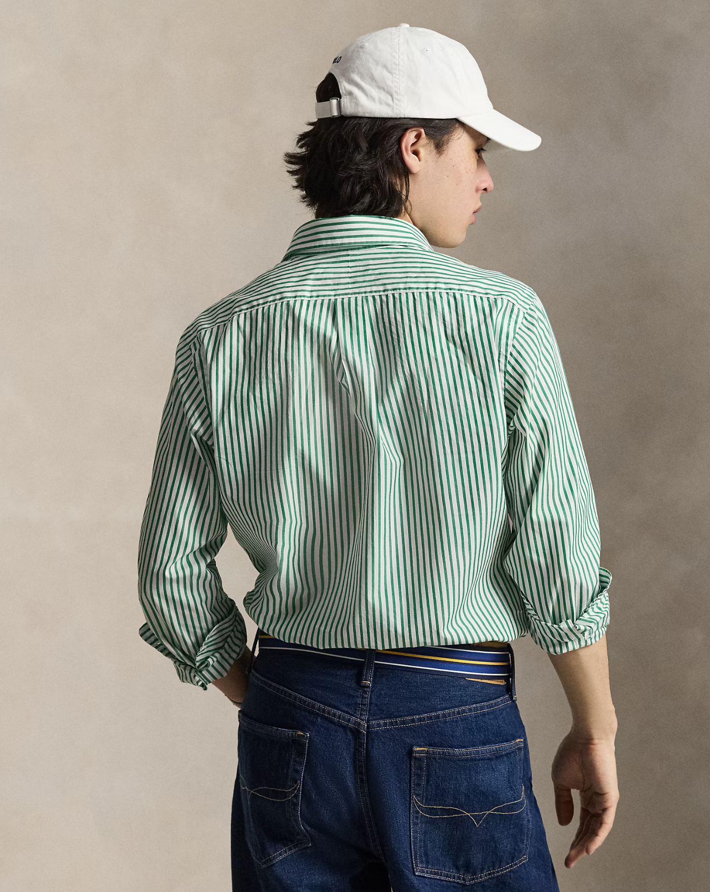 Camisa Polo Ralph Lauren Stripes 710B15595009 3249F WHITE GARDEN TRAIL POLO RALPH LAUREN 