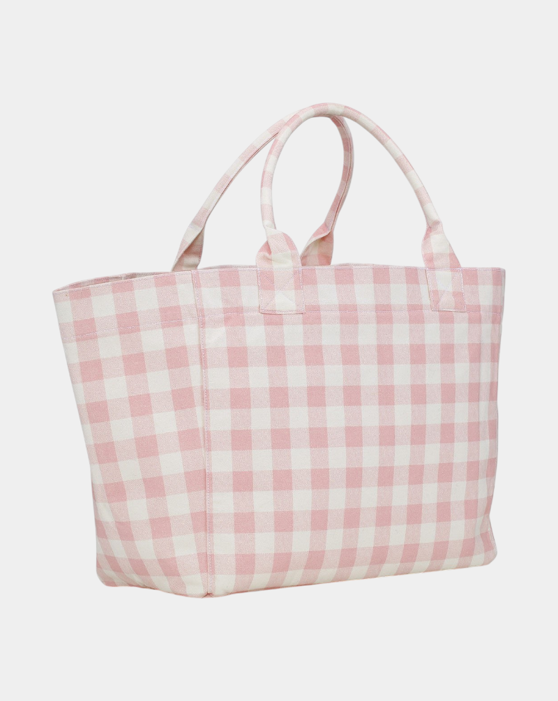 Bolso Ganni Shopper XXL  Pocket Vichy A6894 038 GANNI 