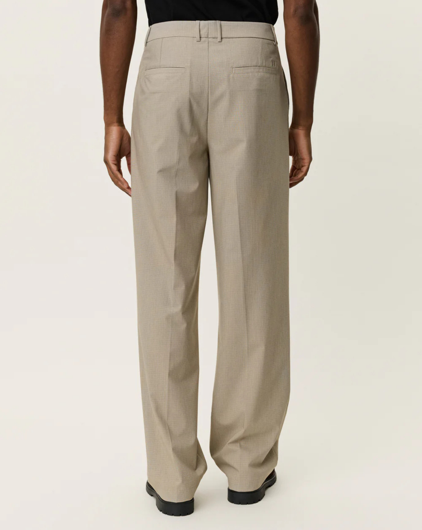 Pantalon Les Deux Reece Pleated Mini Check Pants 1001321 810 LES DEUX 