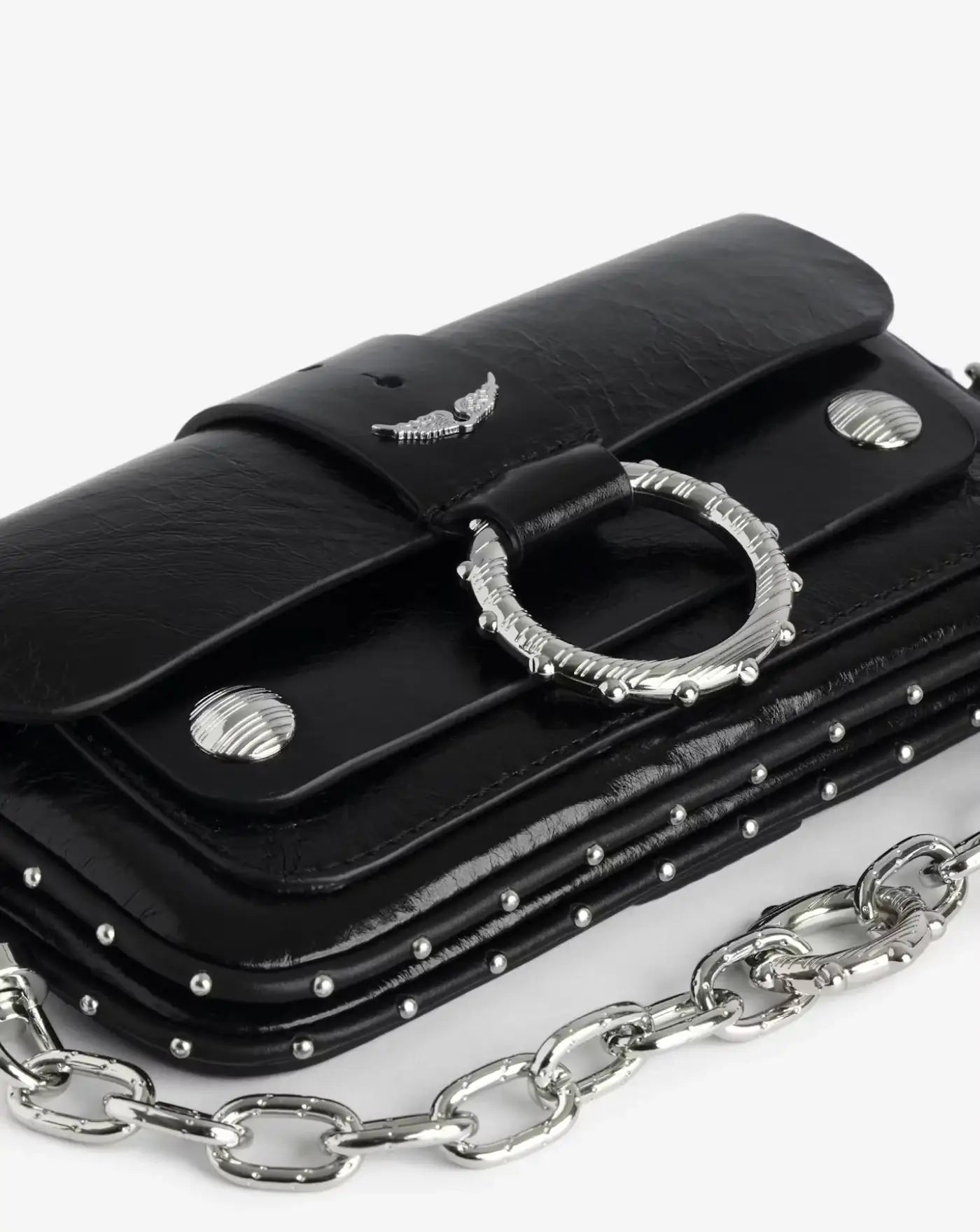 Bolso Zadig & Voltaire Kate Wallet Vintage Patent LWBA03910 011 ZADIG & VOLTAIRE 