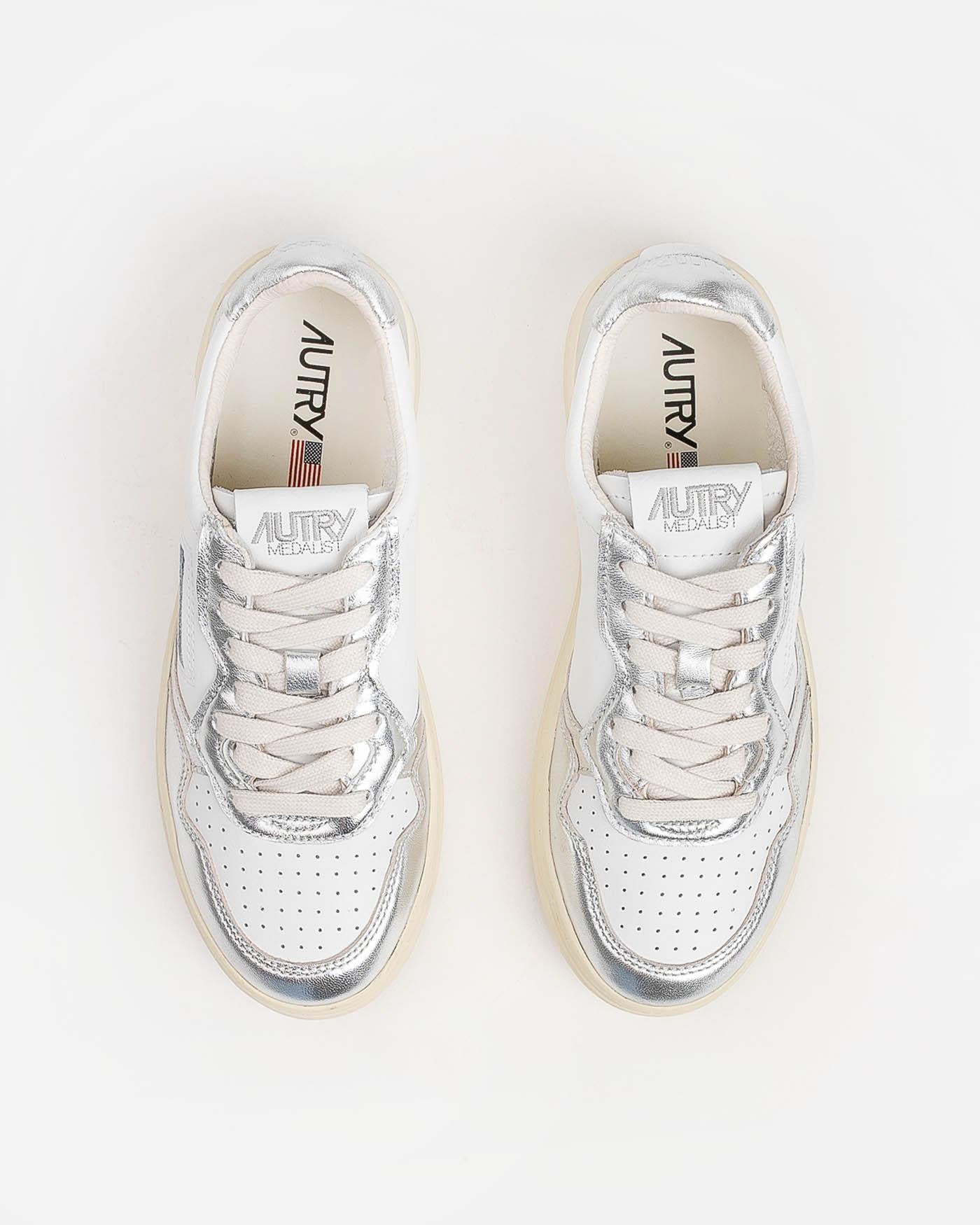 Zapatillas Autry Aulw WB18 AULW WB18 WHITE/SILVER AUTRY 