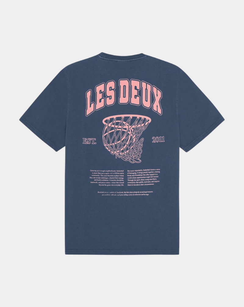 Camiseta Les Deux Brady Hoop T-shirt 1001473 430DARK DENIM BLUE LES DEUX 