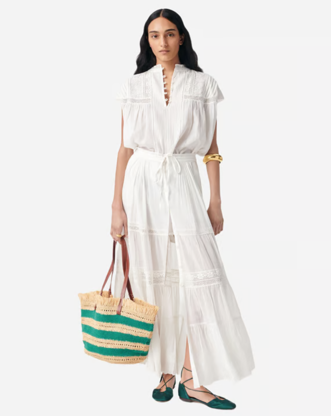 Blusa Vanessa Bruno oversize 6EVA53V09890 001BLANC VANESSA BRUNO 