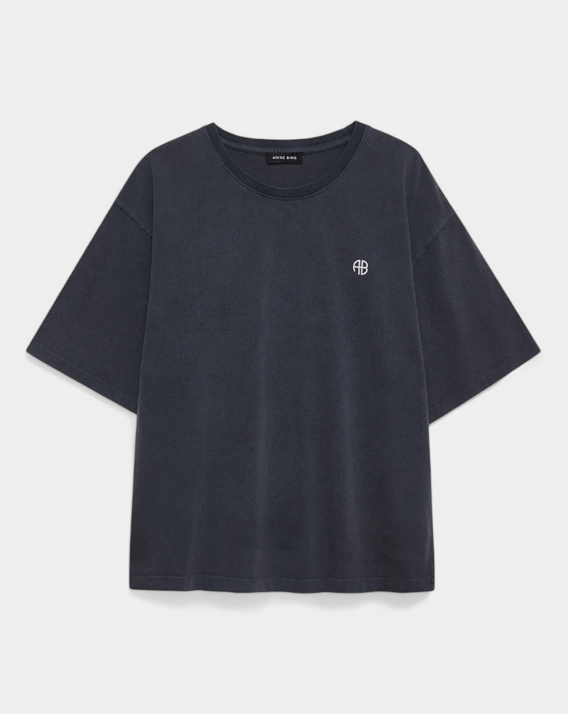 Camiseta Anine Bing Rudy A0811068 WASHED BLACK ANINE BING 