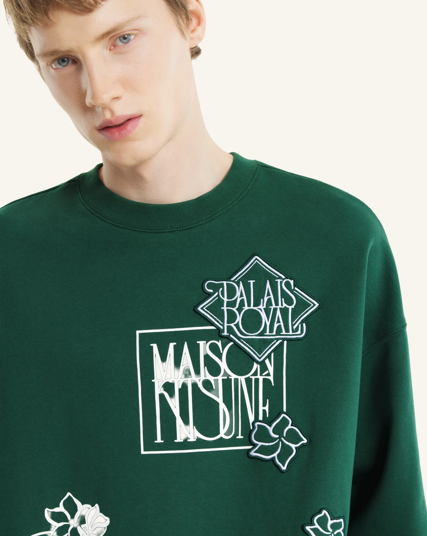 Sudadera Maison Kitsune Art Nouveau Stamps QM00303KM0340 P399 MAISON KITSUNE 