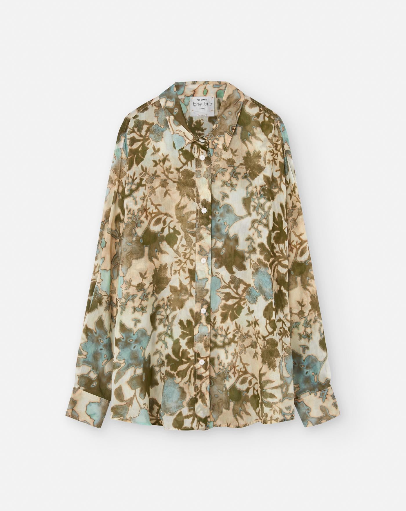 Camisa Forte Forte Bloom Mist 12927 9124 FORTE FORTE 