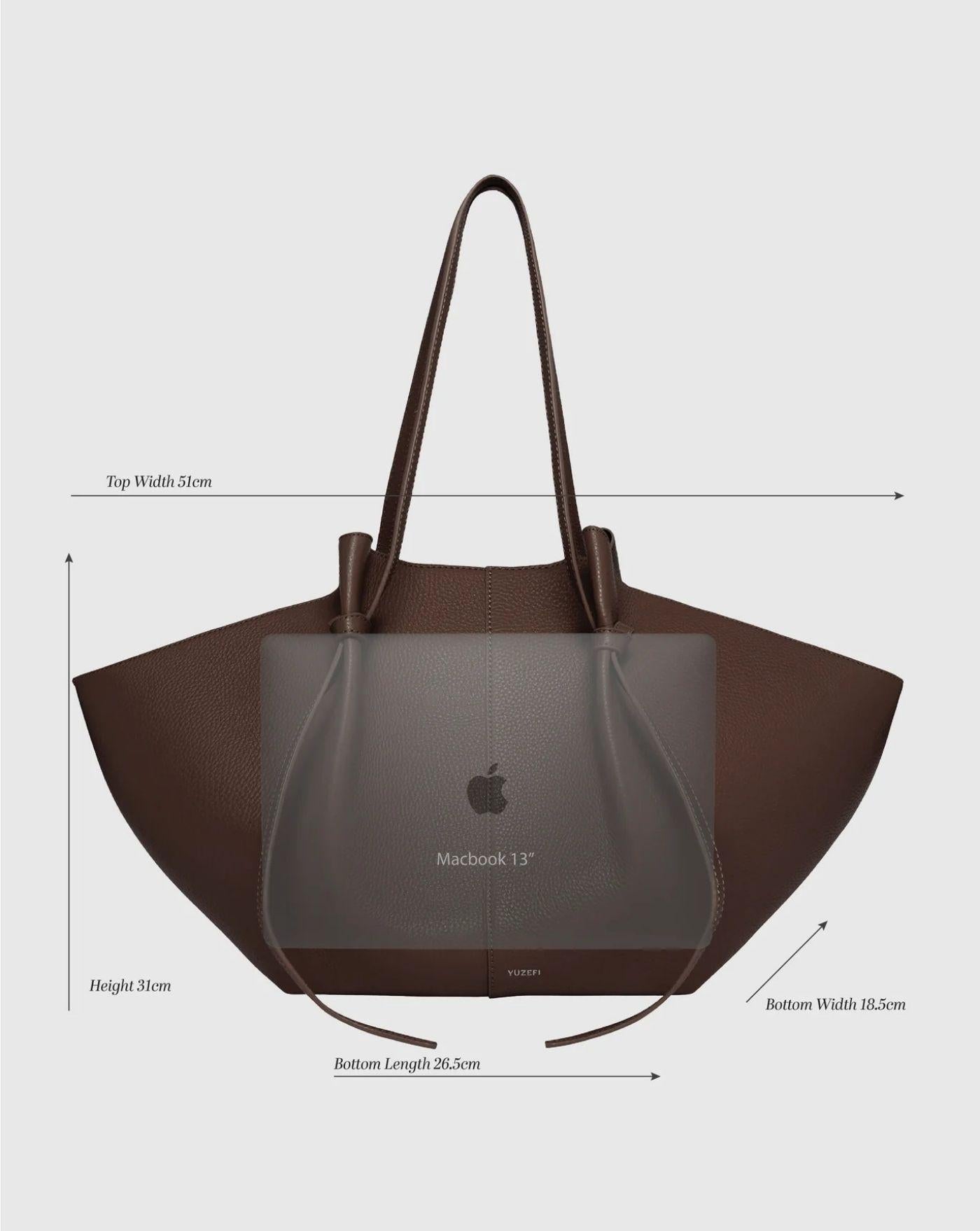 Bolso Yuzefi Large Mochi Ganache YUZSS26-HB-LM-S029 GANACHE YUZEFI 