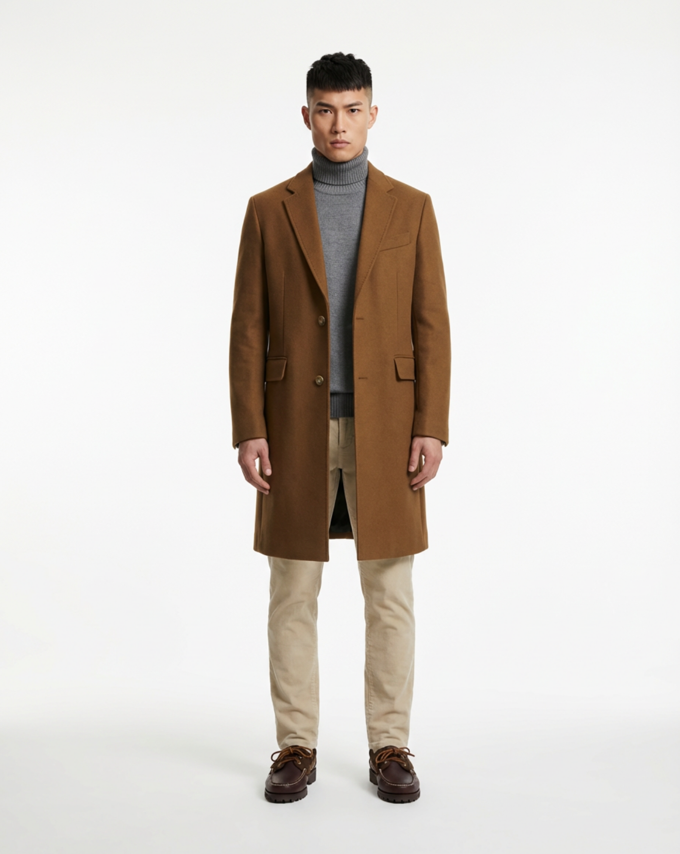 Abrigo Ami Paris Coat Single Breasted HC0010WV0078 216 AMI PARIS 