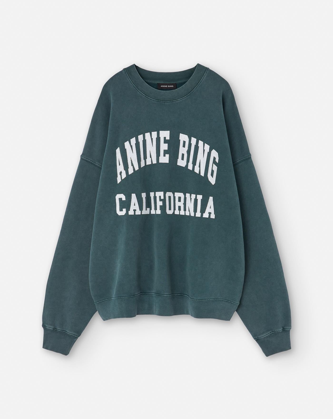 Sudadera Anine Bing Miles A0810025310 GREEN ANINE BING 