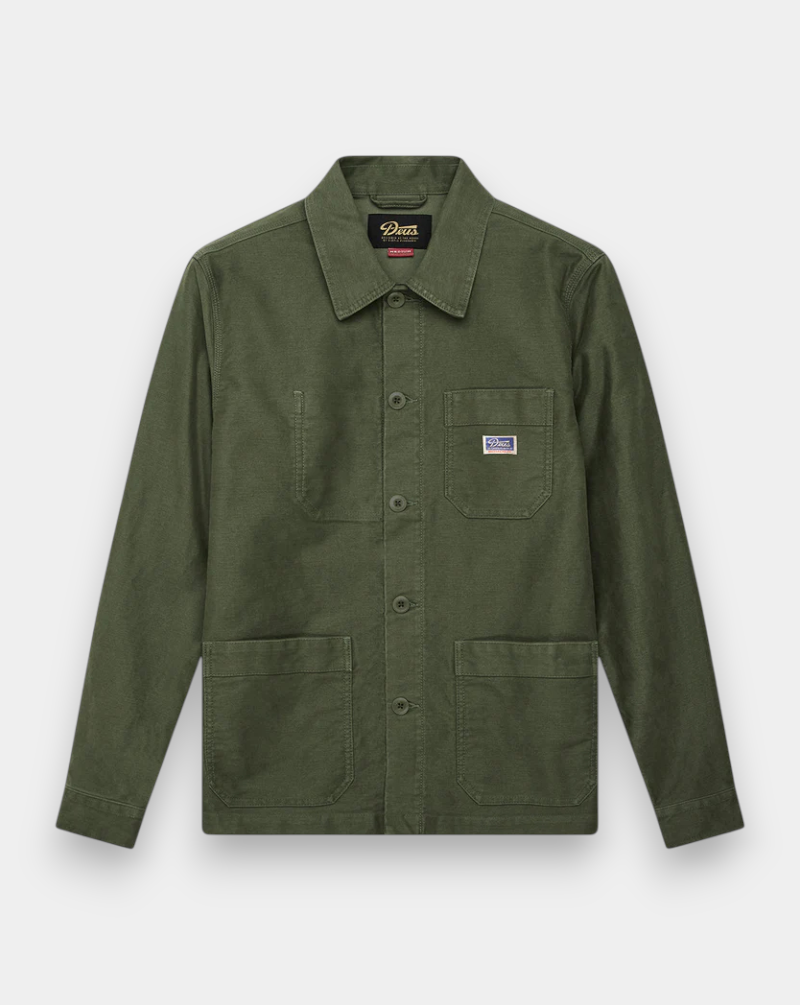 Chaqueta Deux Ex Machina Speedshop Chore Jacket DMF255418 CYPRESS GREEN DEUS EX MACHINA 