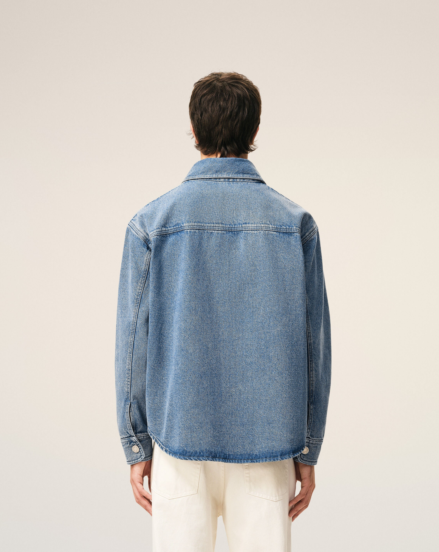 Camisa Ami Paris Denim UJK897DE0046 480 AMI PARIS 