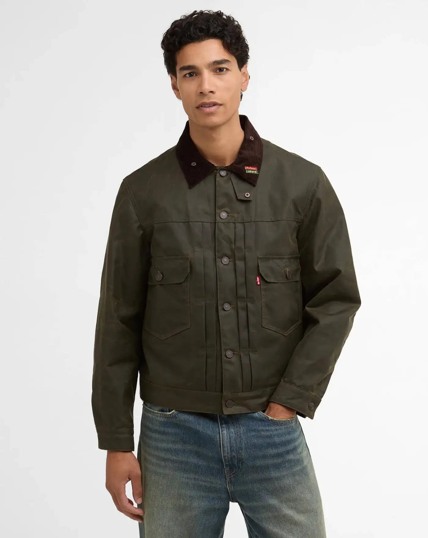 Chaqueta Barbour x Levi's Type II Waxed Jacket