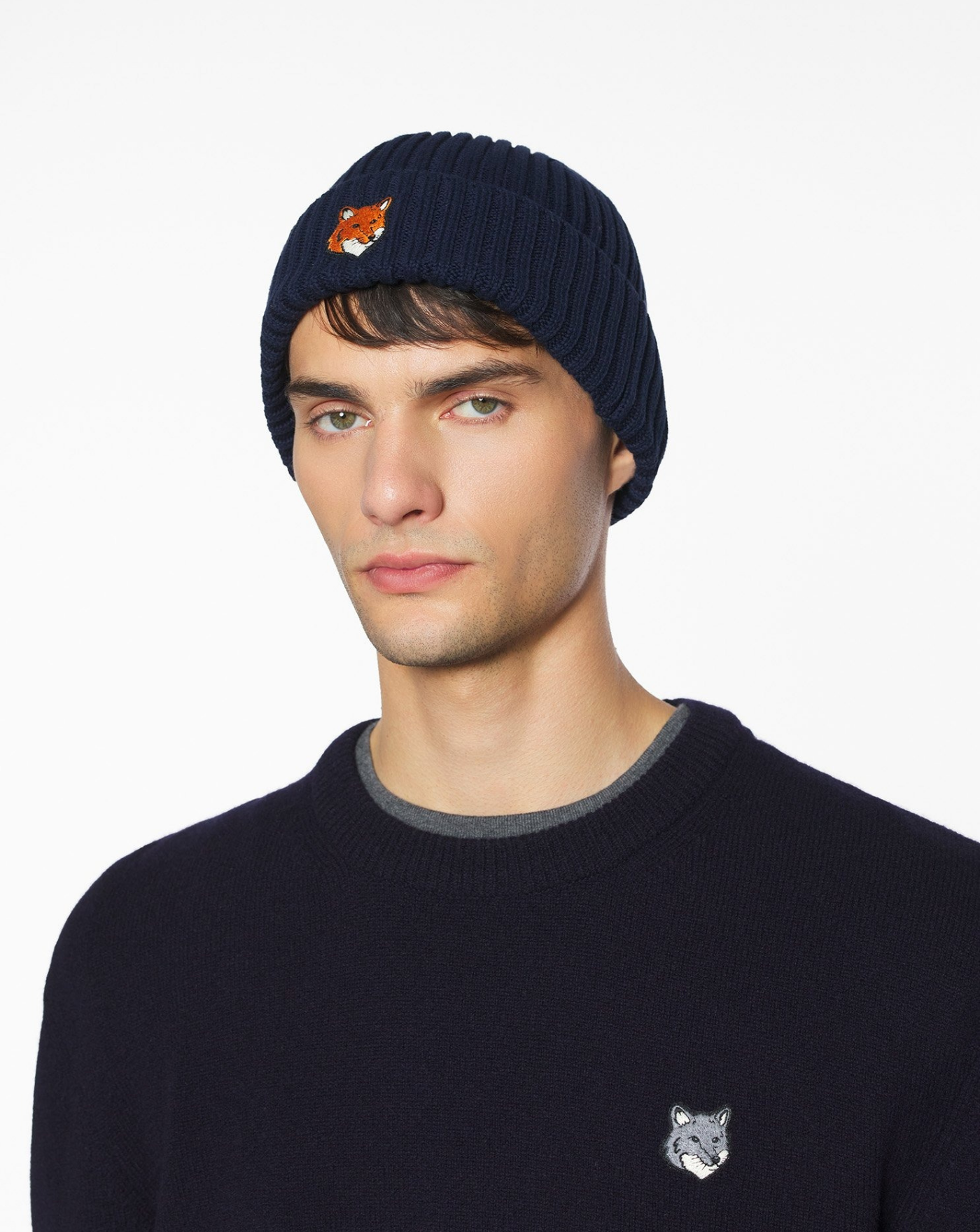 Gorro Maison Kitsune Fox Head Beanie PM06111KT1140 0413 MAISON KITSUNE 