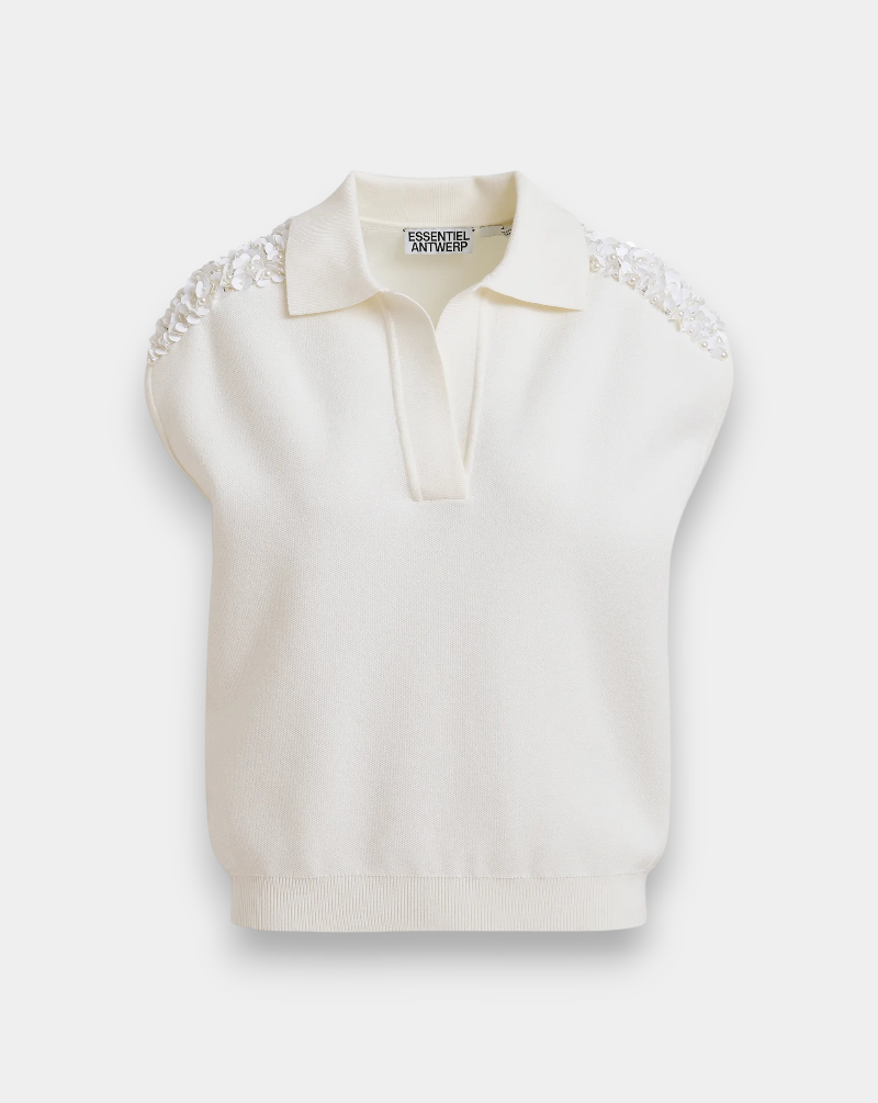 Blusa Essentiel Antwerp Joline JOLINE OW01OFF WHITE ESSENTIEL ANTWERP 