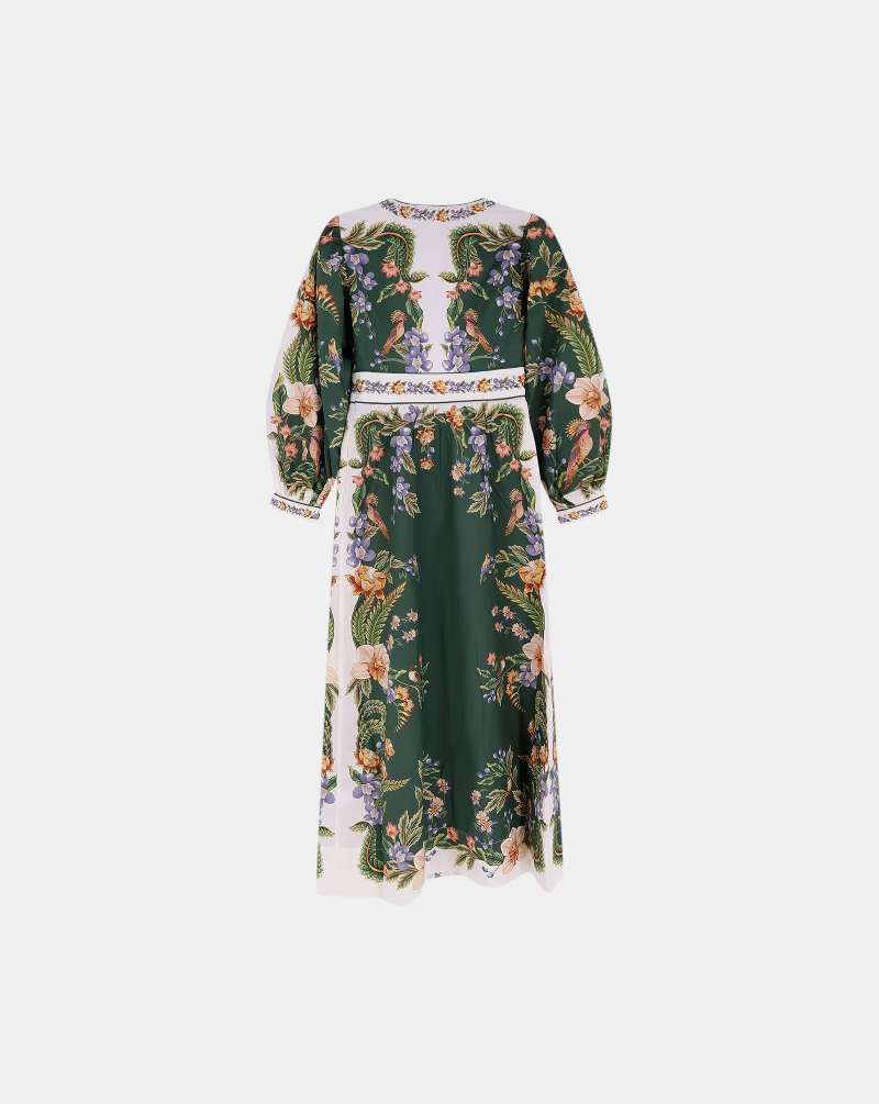 Vestido Farm Rio Nature Green Maxi Dress 353568 26067 FARM RIO 