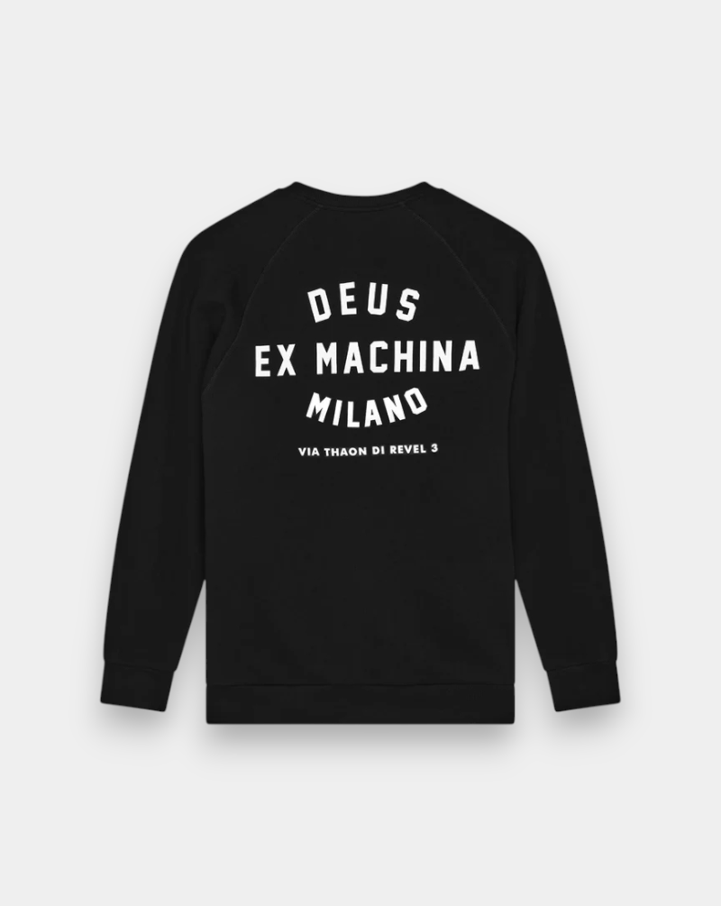 Sudadera Deux Ex Machina Milano Adress Crew DMW48259C NAVY DEUS EX MACHINA 