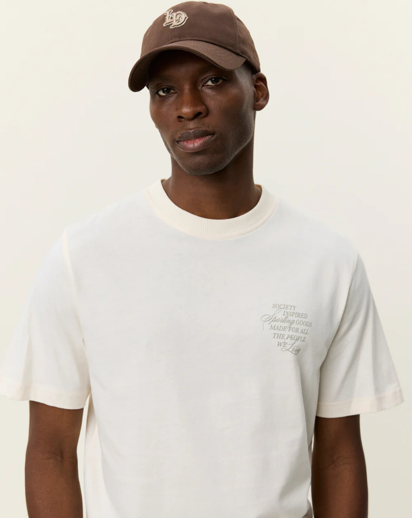 Camiseta Les Deux Ben Faience T-shirt 1001576 211EGGNOG WHITE LES DEUX 