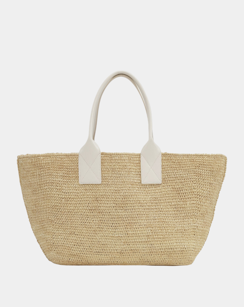 Bolso Ganni Easy Shopper Medium Raffia A6824 135 GANNI 