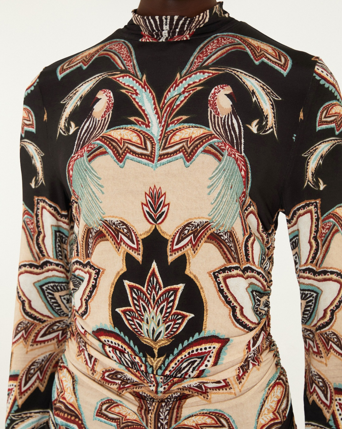 Jersey Farm Rio Tapestry Dream Beige Jersey Blouse 360969 26088 TAPESTRY DREAM FARM RIO 