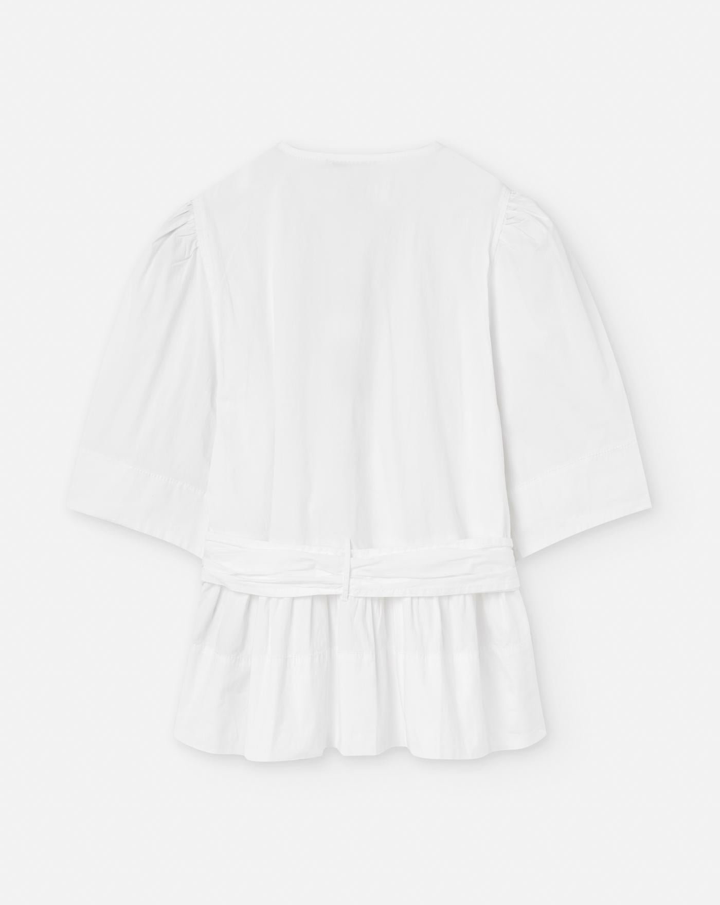 Blusa Ganni Washed Stretch W0309 151 GANNI 