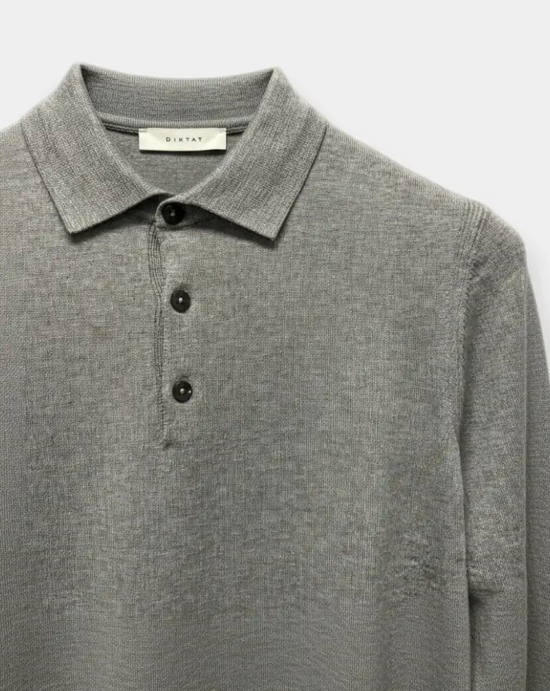 Polo Diktat Knitwear 97015 GREY DIKTAT 