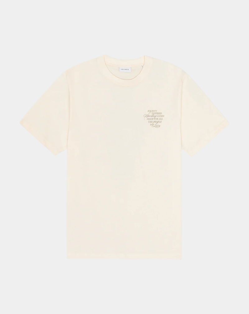 Camiseta Les Deux Ben Faience T-shirt 1001576 211EGGNOG WHITE LES DEUX 