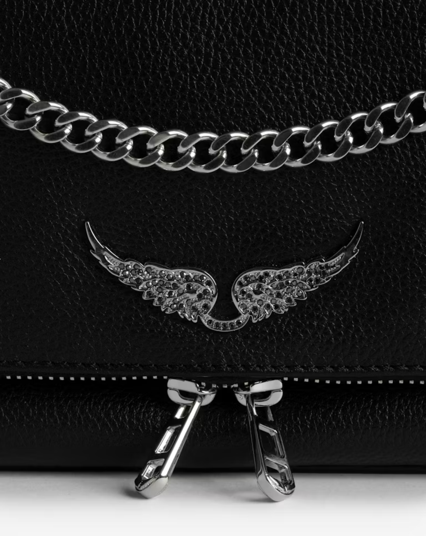 Bolso Zadig & Voltaire Rock II Grained Leather LWBA04124 011 ZADIG & VOLTAIRE 