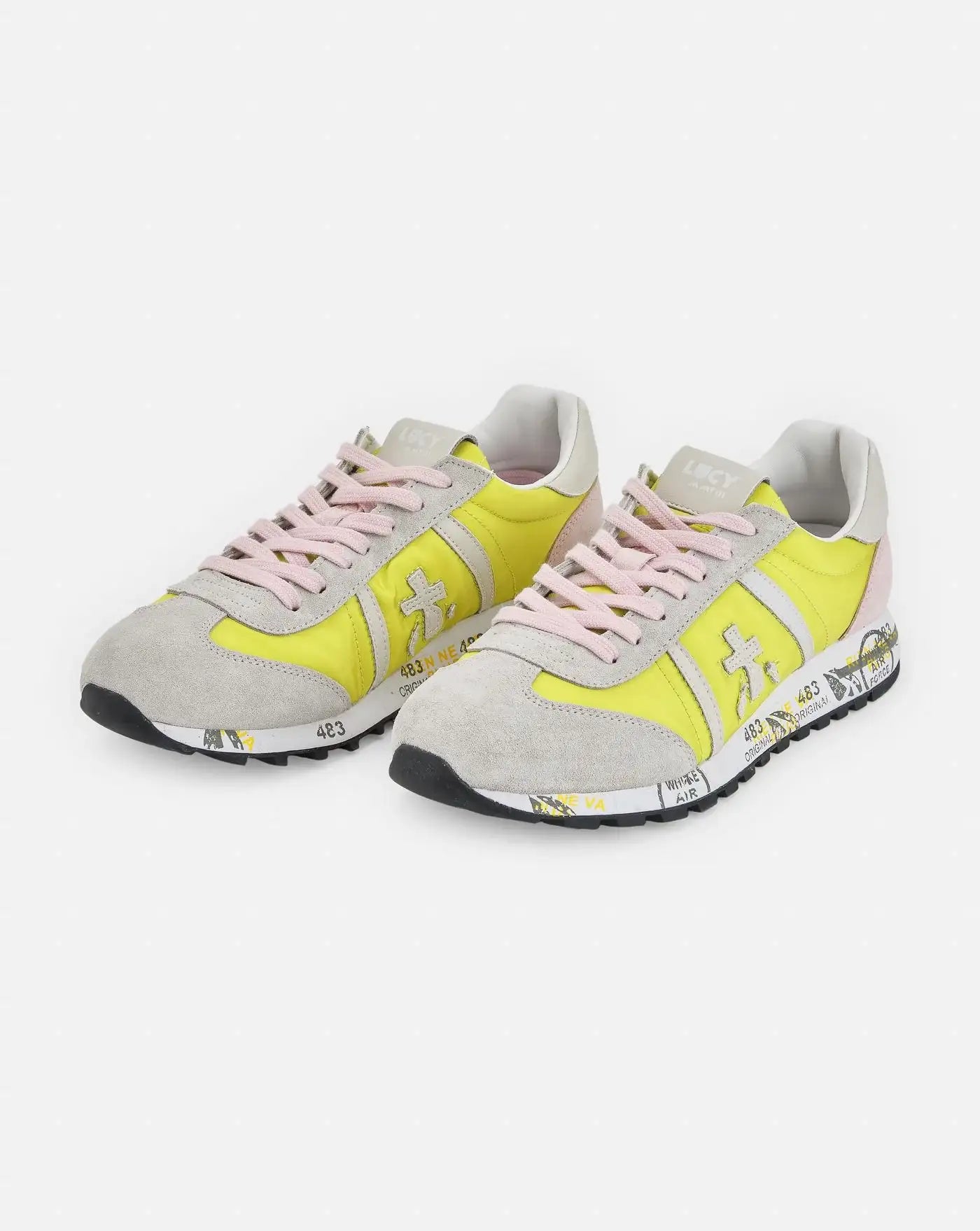 Zapatillas Premiata Lucyd Var 7412 LUCYD VAR 7412 YELLOW/GREY/PINK PREMIATA 