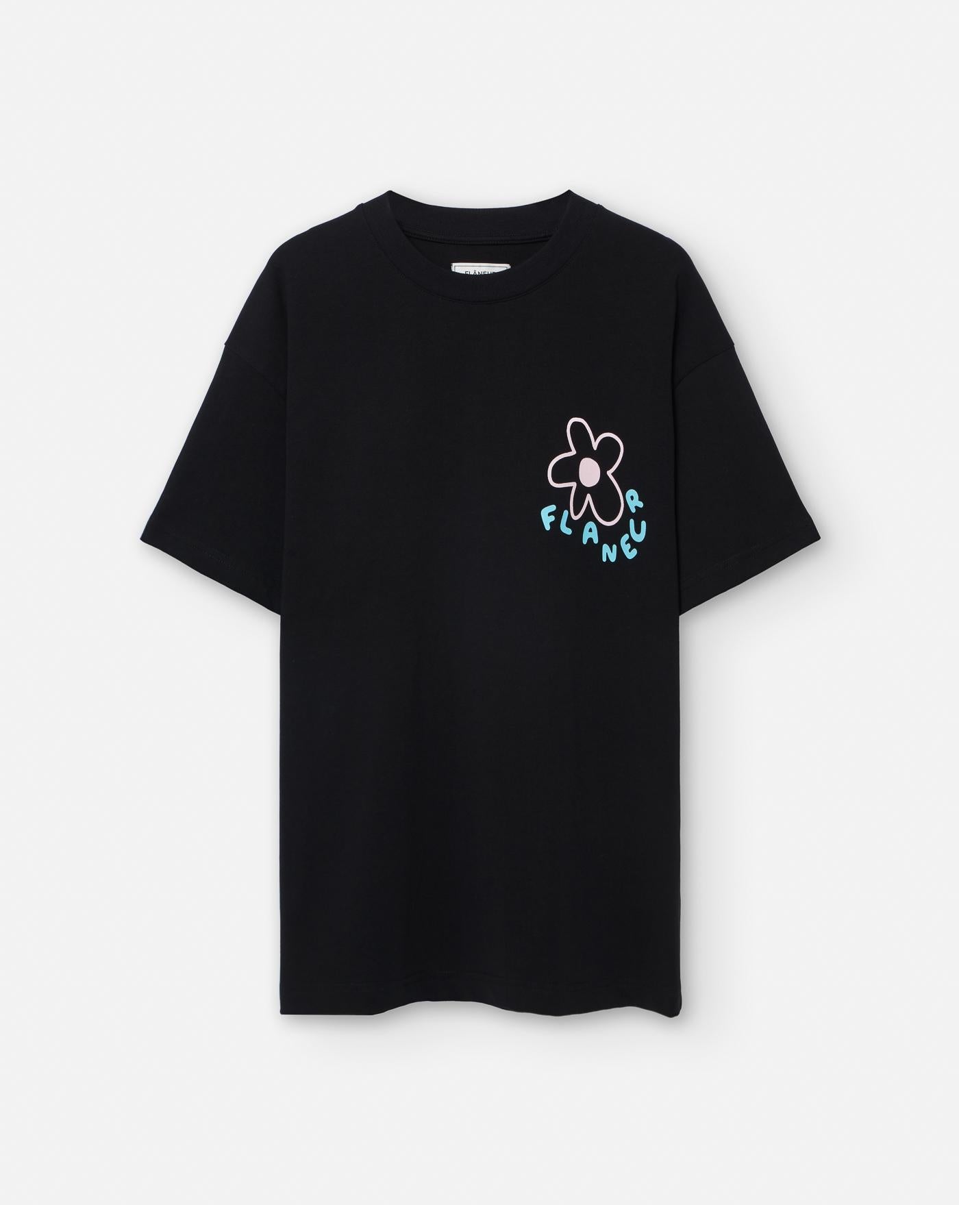 Camiseta Flaneur Blossom F15024 BLACK FLANEUR 