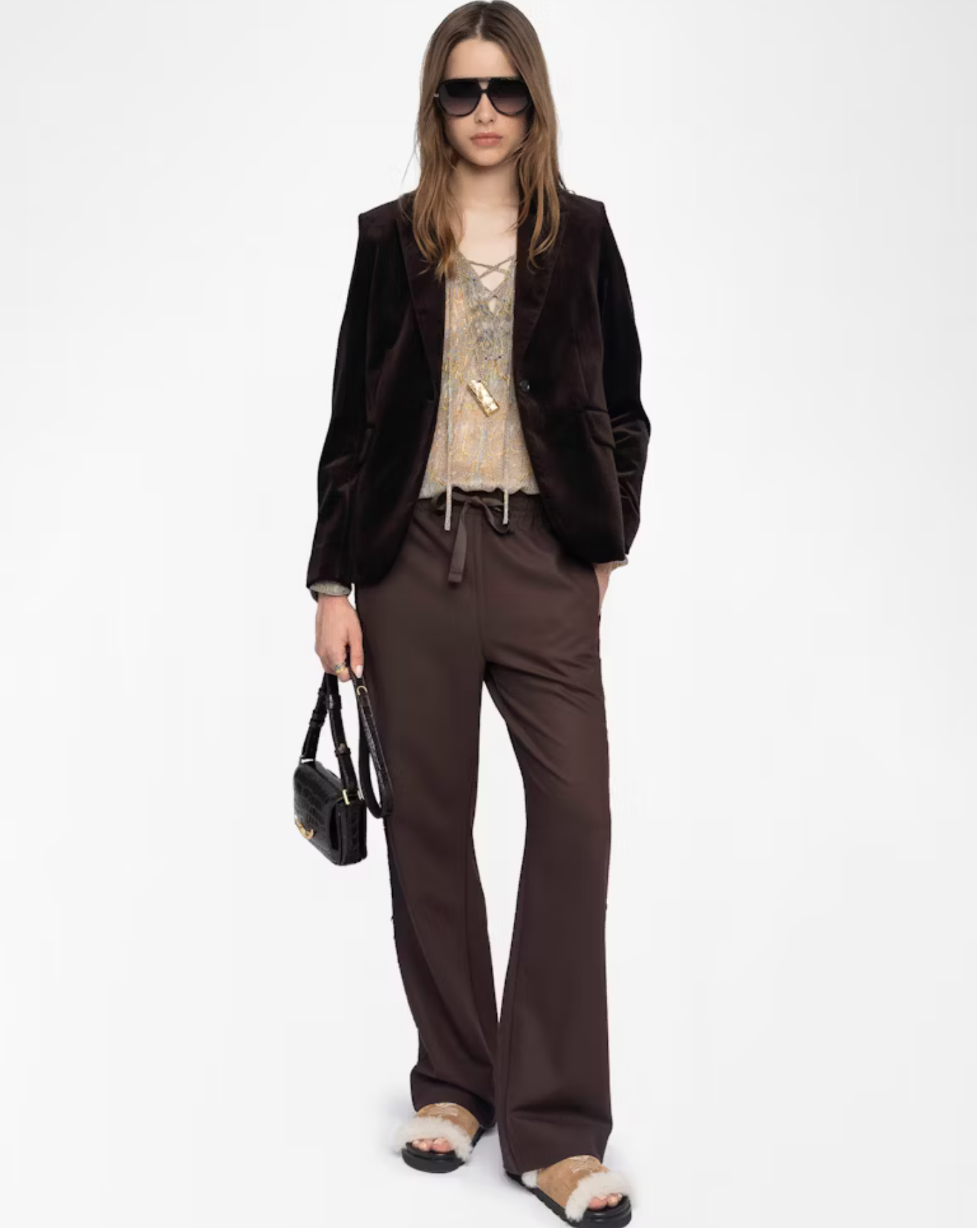 Pantalon Zadig & Voltaire Poma Tailleur WWPA01878 213 ZADIG & VOLTAIRE 