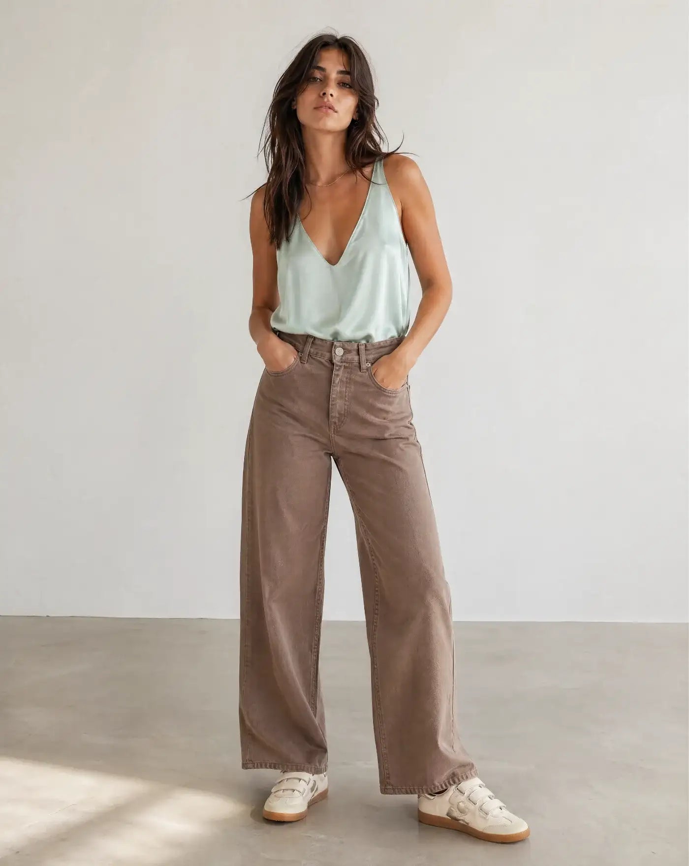 Pantalon Nine in the Morning Enna Palazzo 9SS26 ENN22 TORTORA NINE IN THE MORNING 