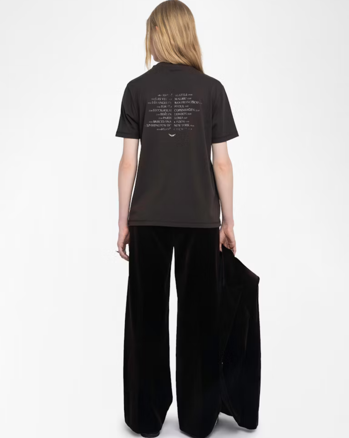 Camiseta Zadig & Voltaire Edwin Hc Concert Wild Strass JWTS02816 213 ZADIG & VOLTAIRE 