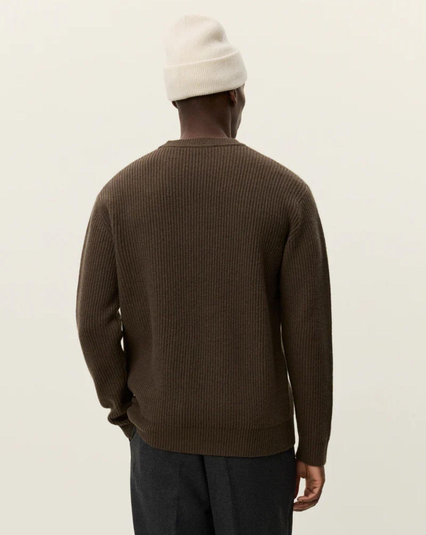 Jersey Les Deux Eddie Wool Rib Crewneck Knit 1000471 826 LES DEUX 