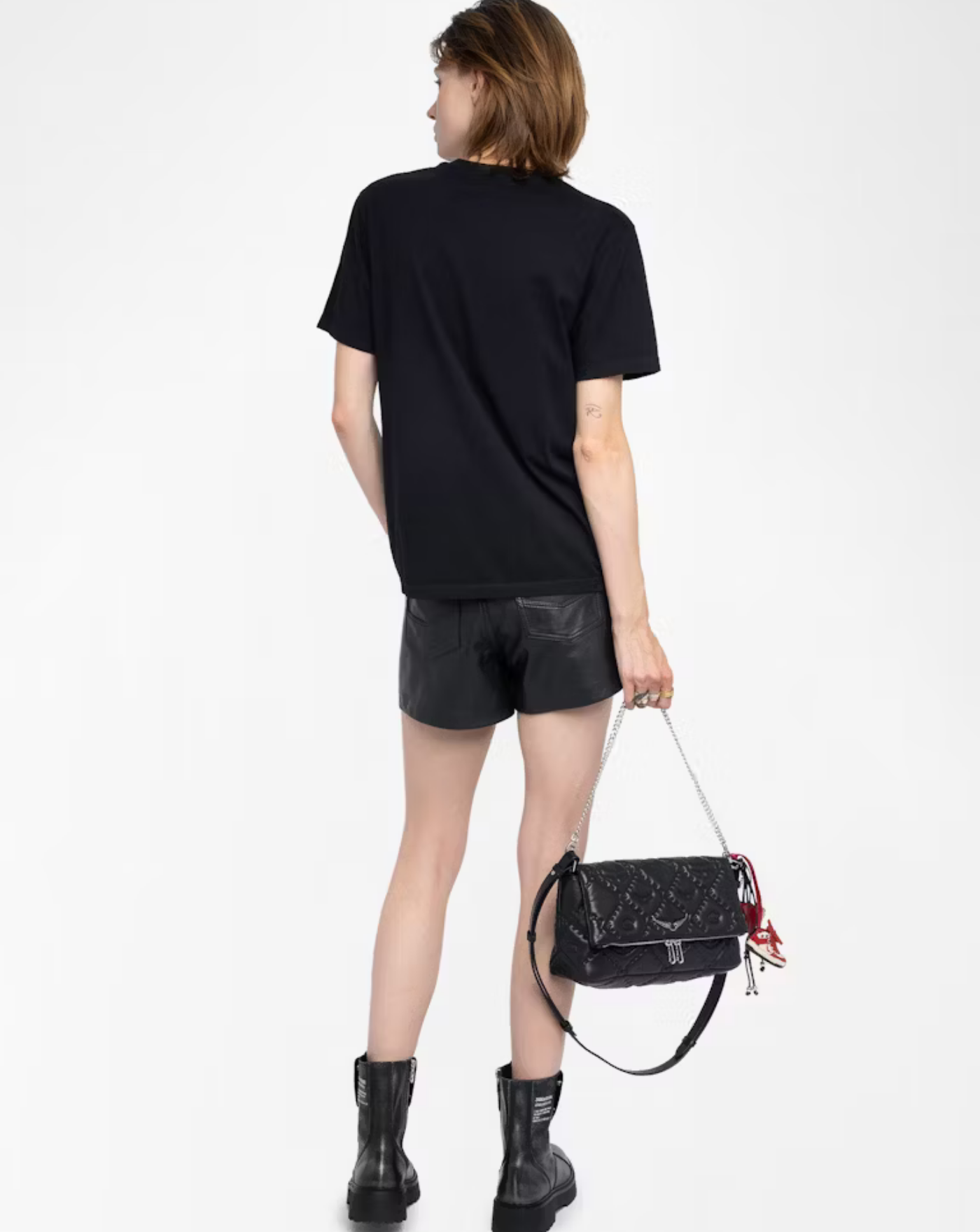 Camiseta Zadig & Voltaire Edwin Hc Voltaire Flock Strass JWTS02826 011 ZADIG & VOLTAIRE 