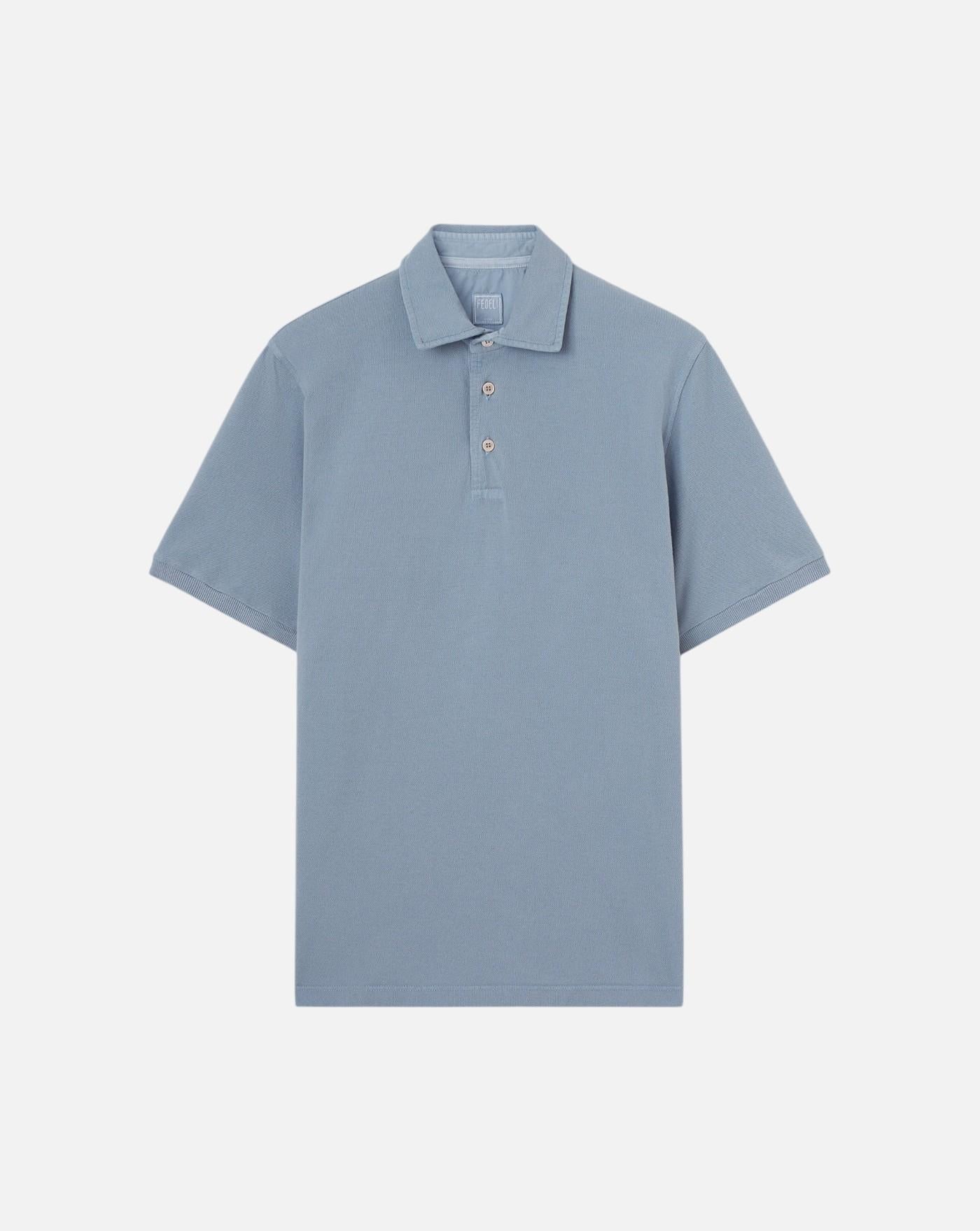 Polo Fedeli North Piquet TUF00102 219/SKYBLUE FEDELI 