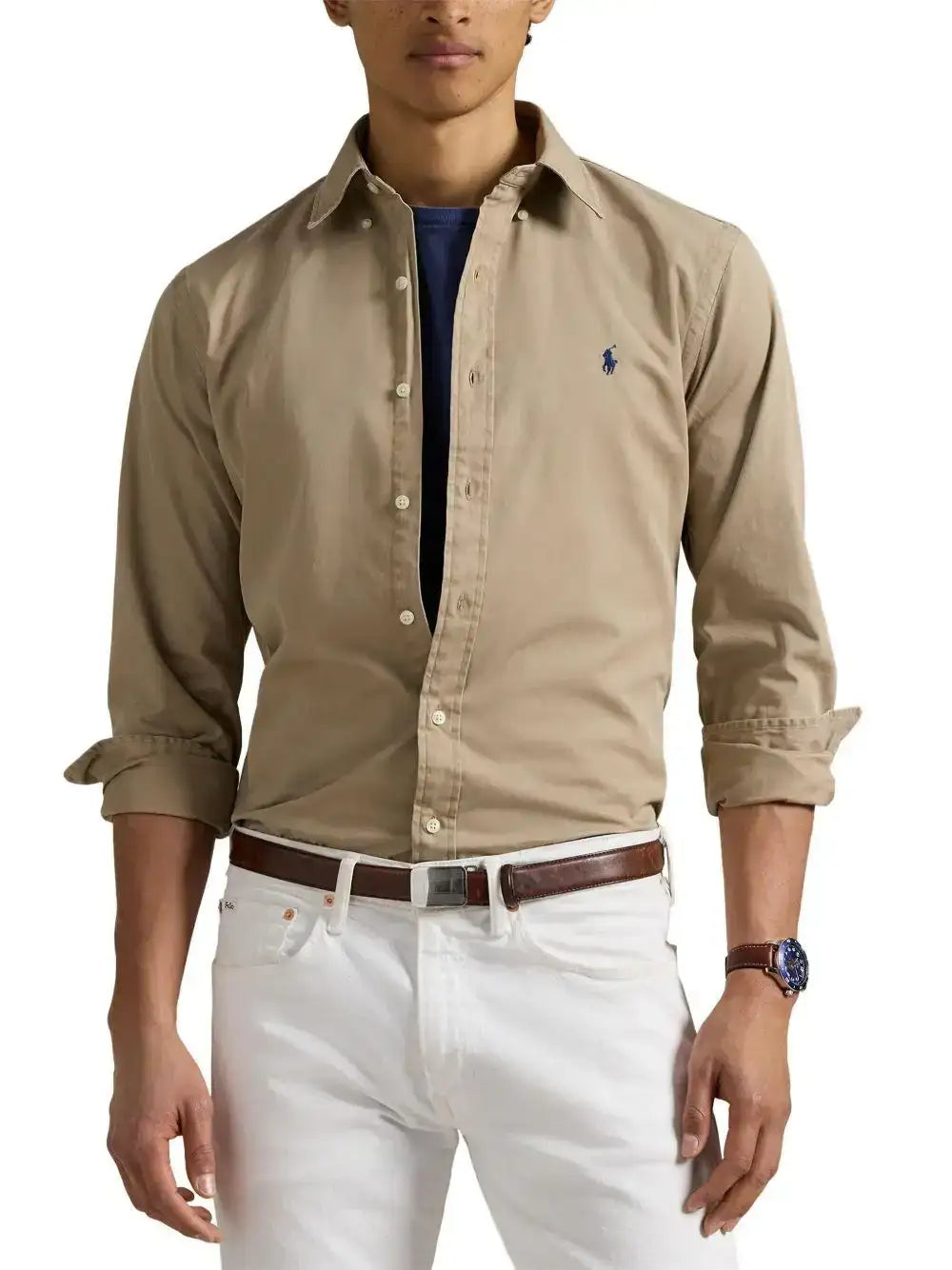 Camisa Polo Ralph Lauren Basic 710937993011 SURREY TAN POLO RALPH LAUREN 