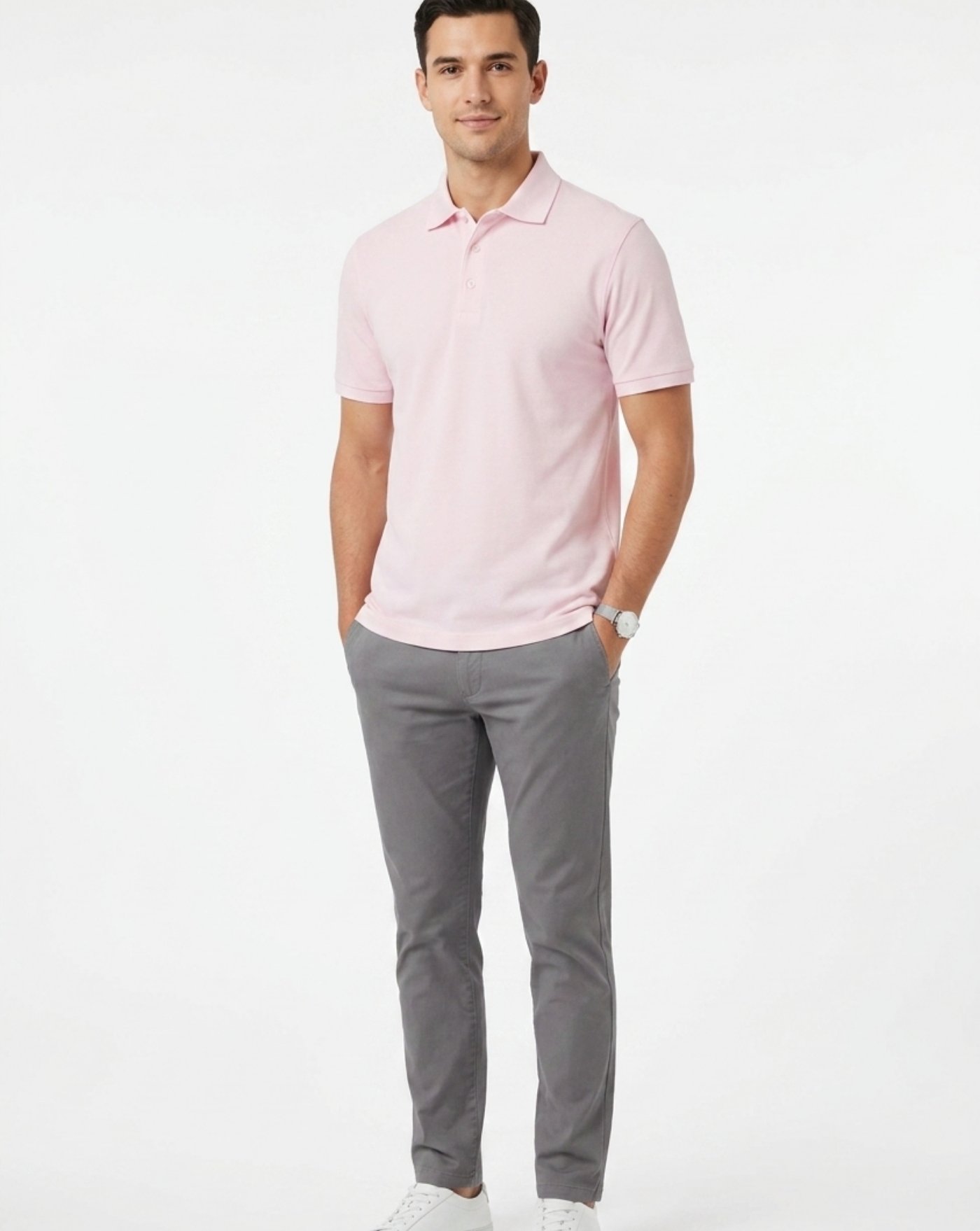 Polo Fedeli North Piquet TUF00102 38/LIGHTMISTYROSE FEDELI 