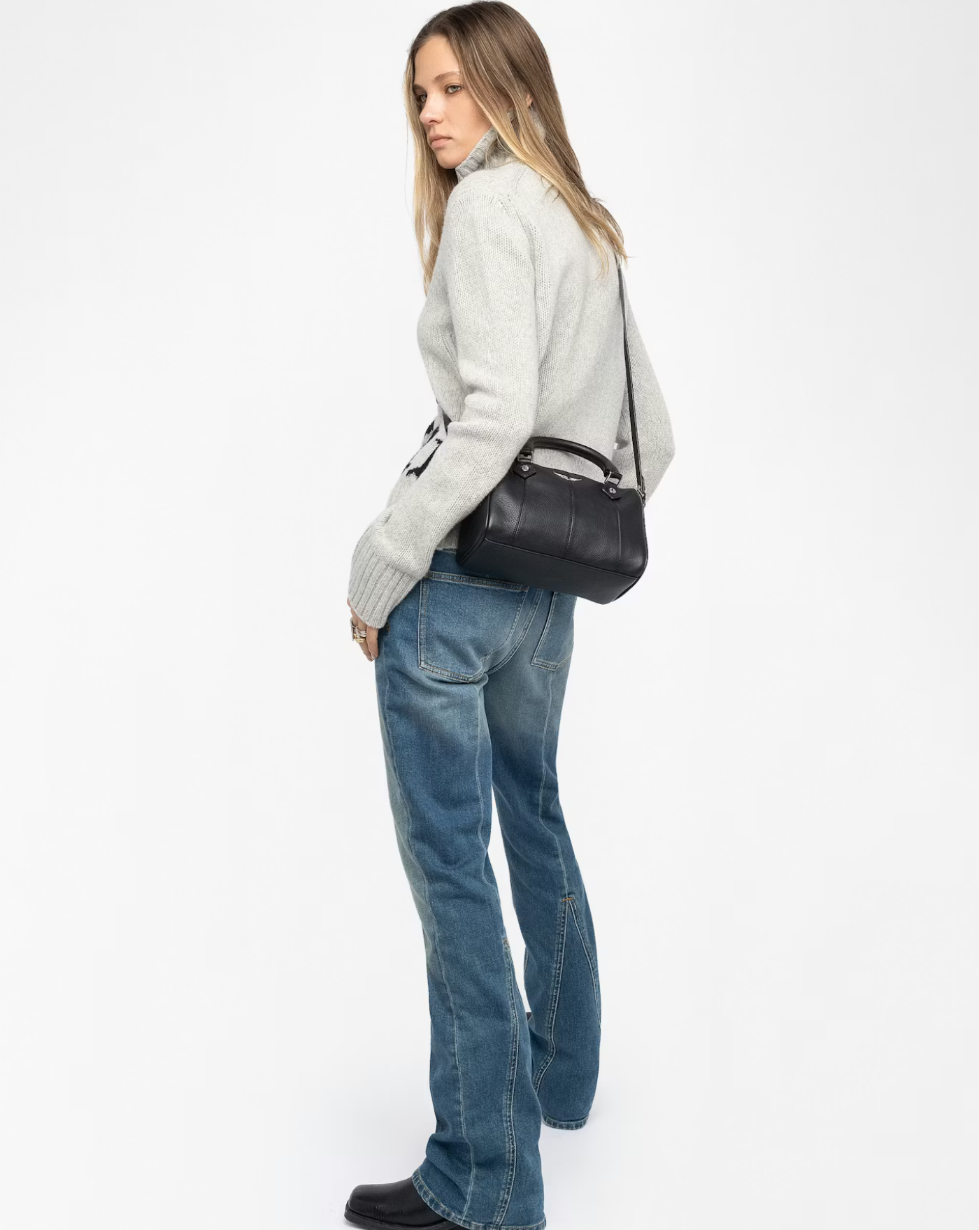 Bolso Zadig & Voltaire Xs Sunny Vibe Grained Leather LWBA04202 011 ZADIG & VOLTAIRE 