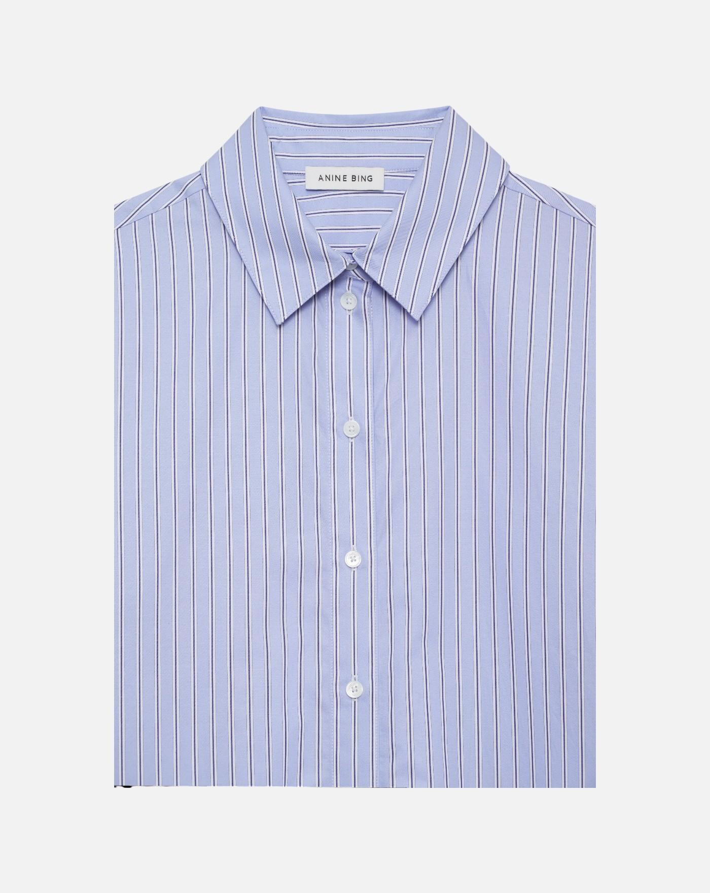 Camisa Anine Bing ESSIE SHIRT - BLUE STRIPE A0712484STR19 BLUE STRIPE ANINE BING 