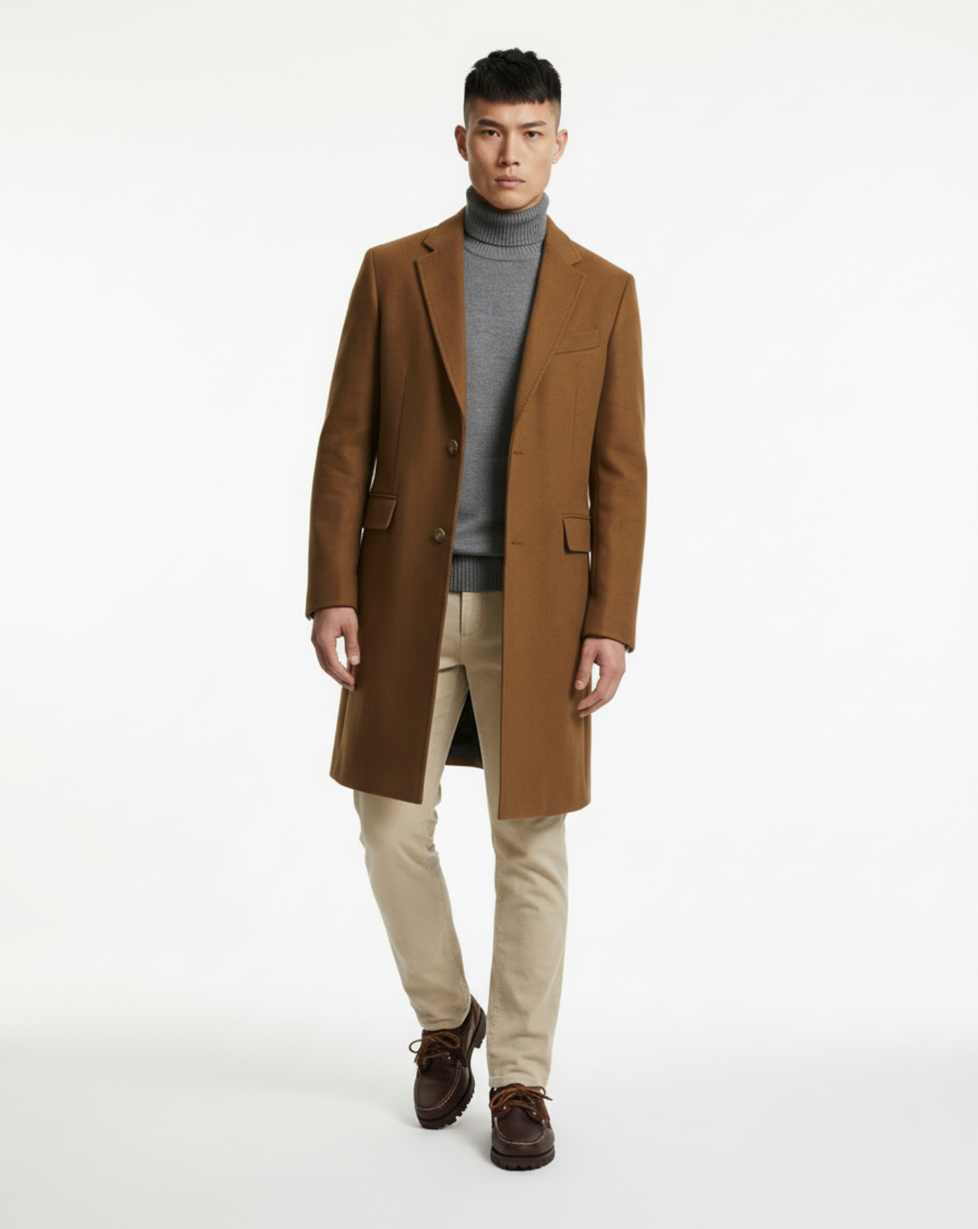 Abrigo Ami Paris Coat Single Breasted HC0010WV0078 216 AMI PARIS 